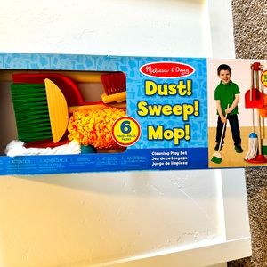 Brand New Melissa & Doug Let's Play House Dust! Sweep! Mop!